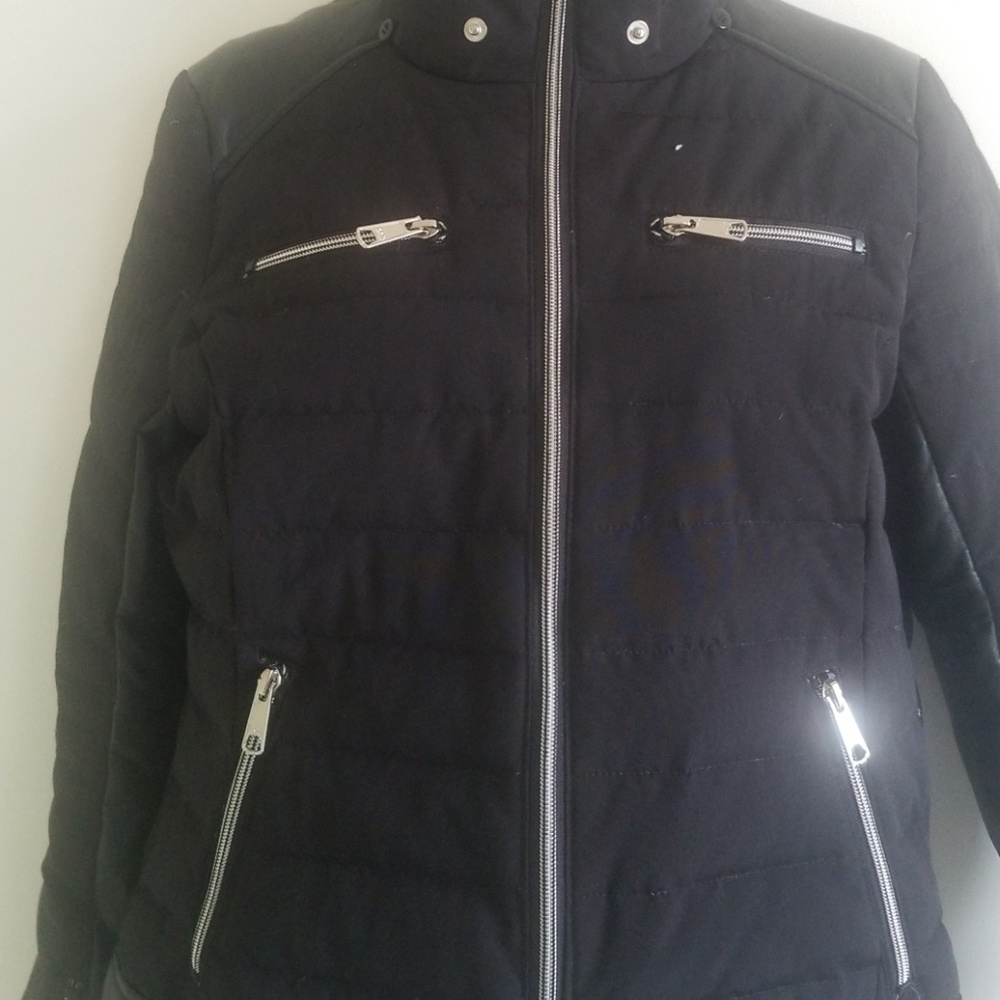 Black Rivet Coat - Picture 2 of 6